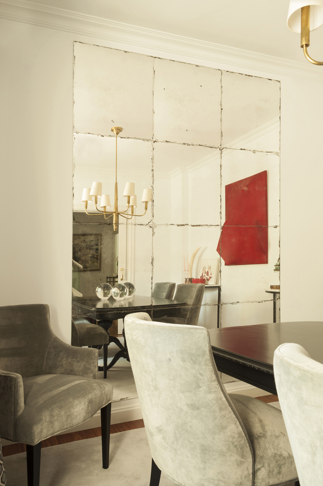 Mural de Espejos Envejecidos de Arantxa Hergueta