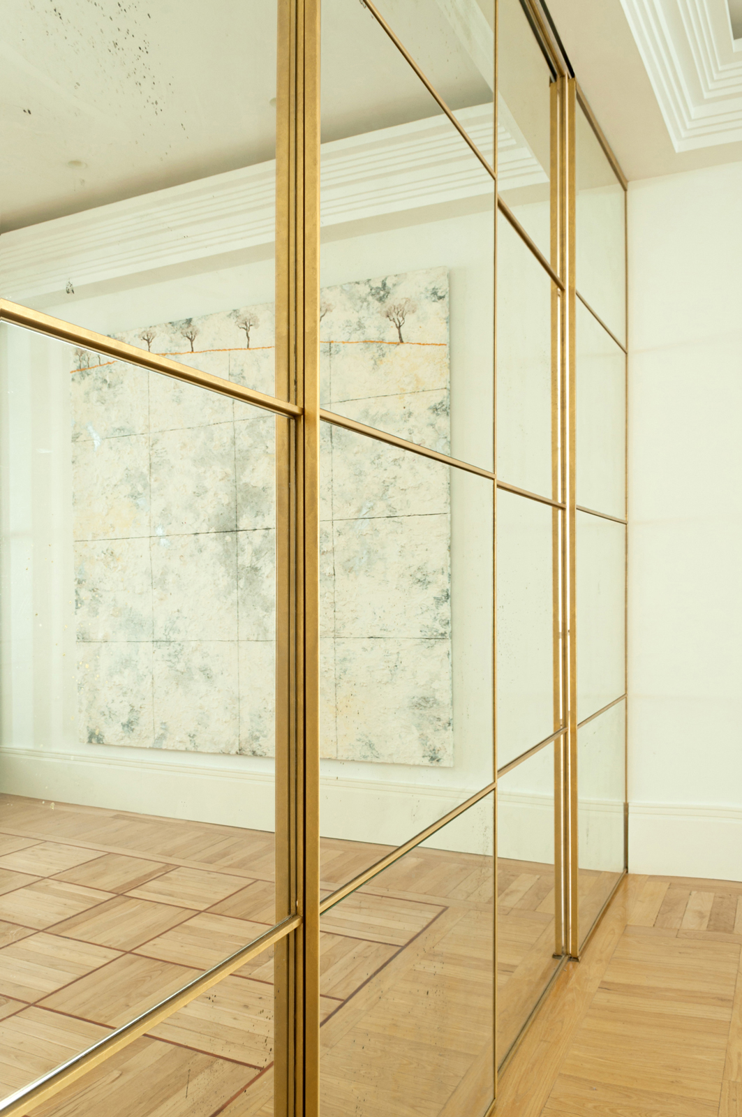 Mural de Espejos Envejecidos de Arantxa Hergueta