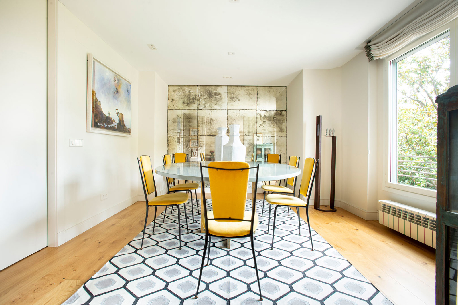 Mural de Espejos Envejecidos de Arantxa Hergueta